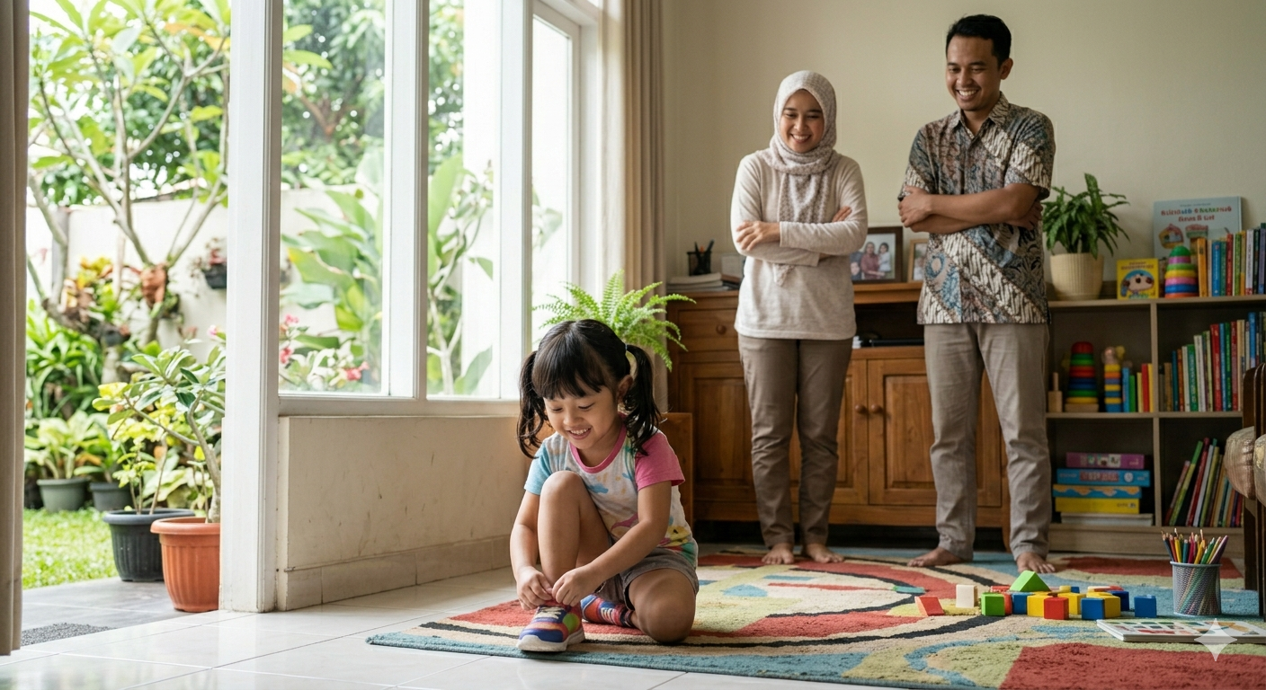 cara melatih kemandirian anak usia dini